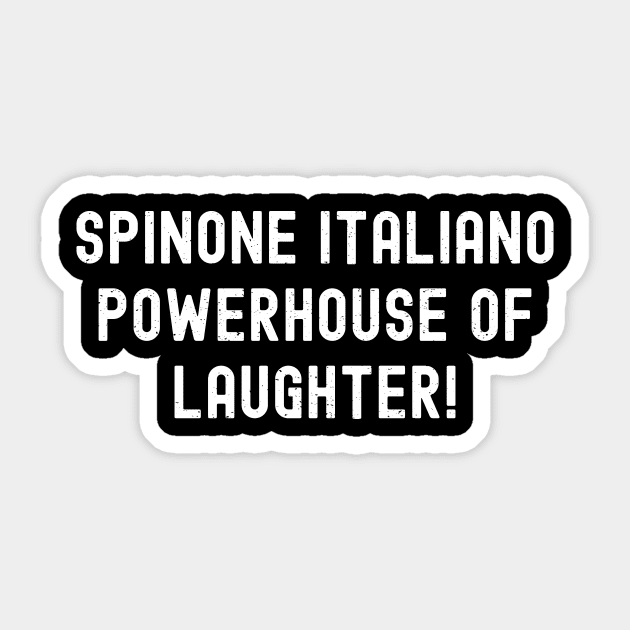 Spinone Italiano Powerhouse of Laughter! Sticker by trendynoize